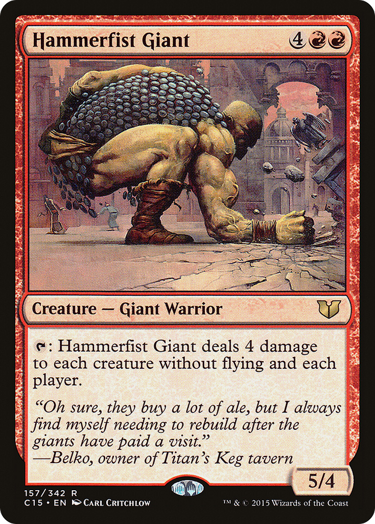 Magic: The Gathering - Hammerfist Giant - Commander 2015