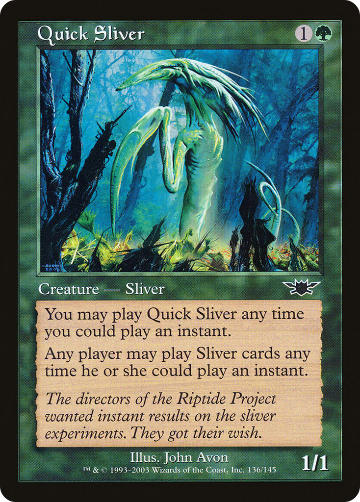 Magic: The Gathering - Quick Sliver - Legions