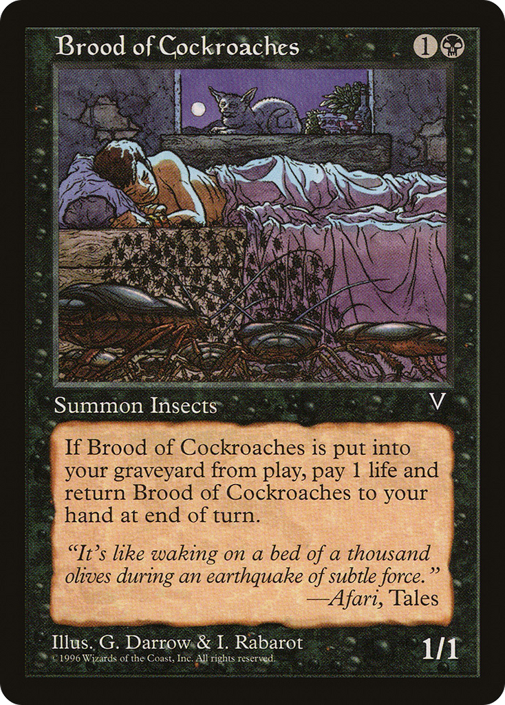 Magic: The Gathering - Brood of Cockroaches - Visions