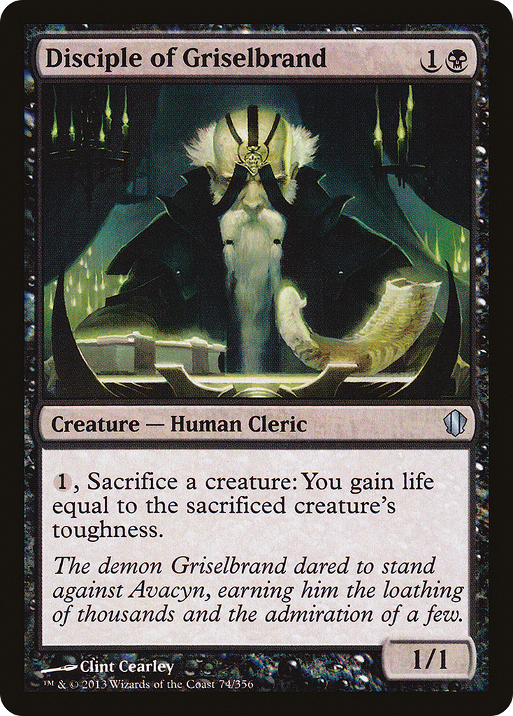 Magic: The Gathering - Disciple of Griselbrand - Commander 2013