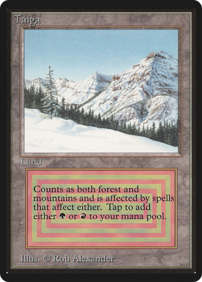Magic: The Gathering - Taiga - Limited Edition Beta