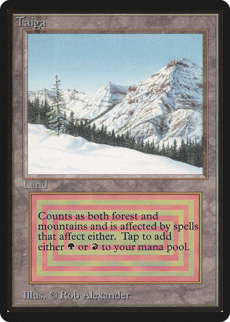 Magic: The Gathering - Taiga - Limited Edition Beta