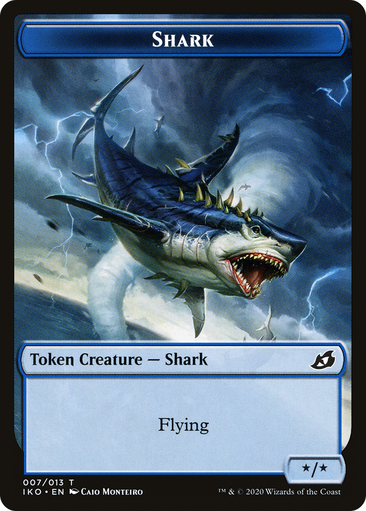 Magic: The Gathering - Shark Token - Ikoria: Lair of Behemoths Tokens