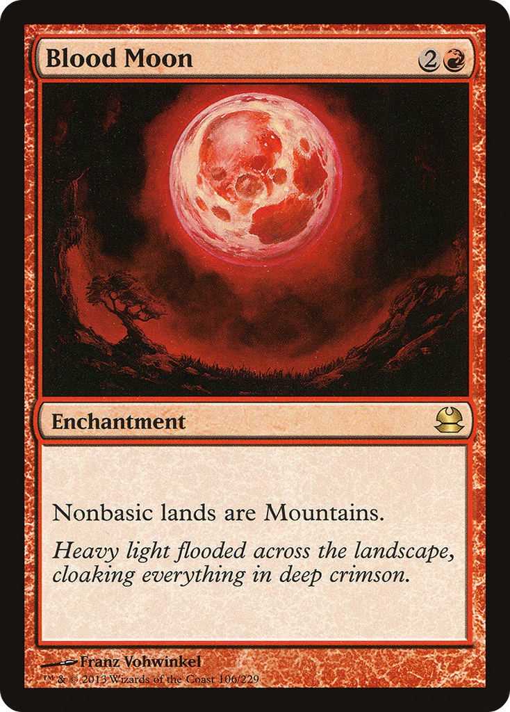 Magic: The Gathering - Blood Moon - Modern Masters