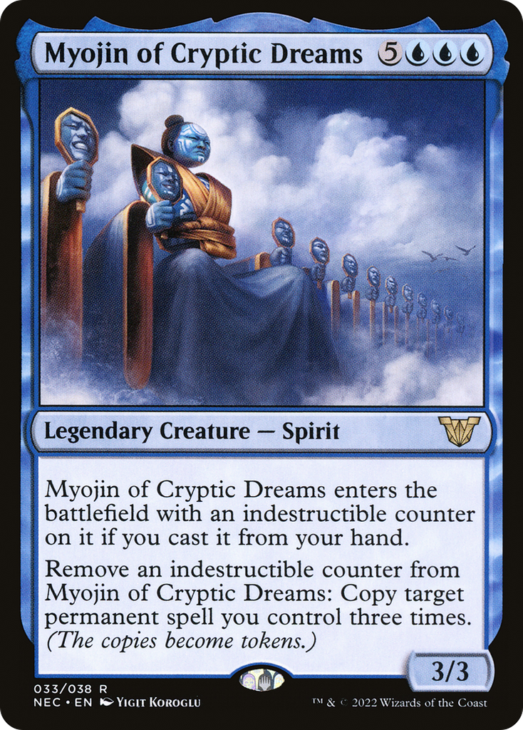 Magic: The Gathering - Myojin of Cryptic Dreams Foil - Neon Dynasty Commander