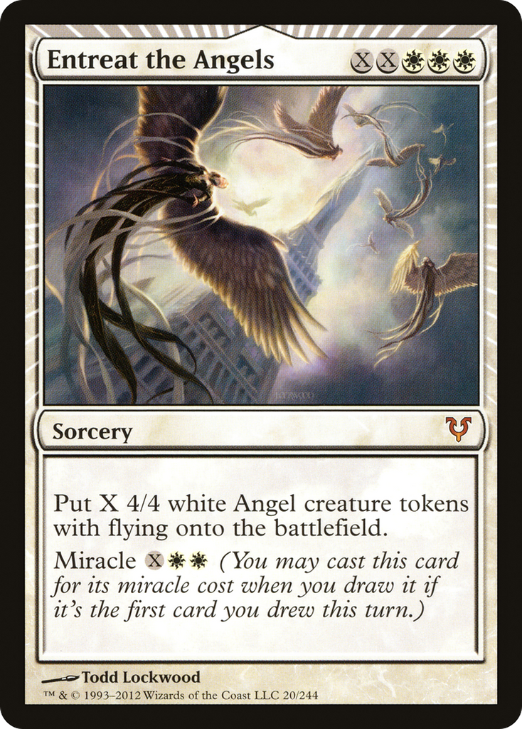Magic: The Gathering - Entreat the Angels - Avacyn Restored
