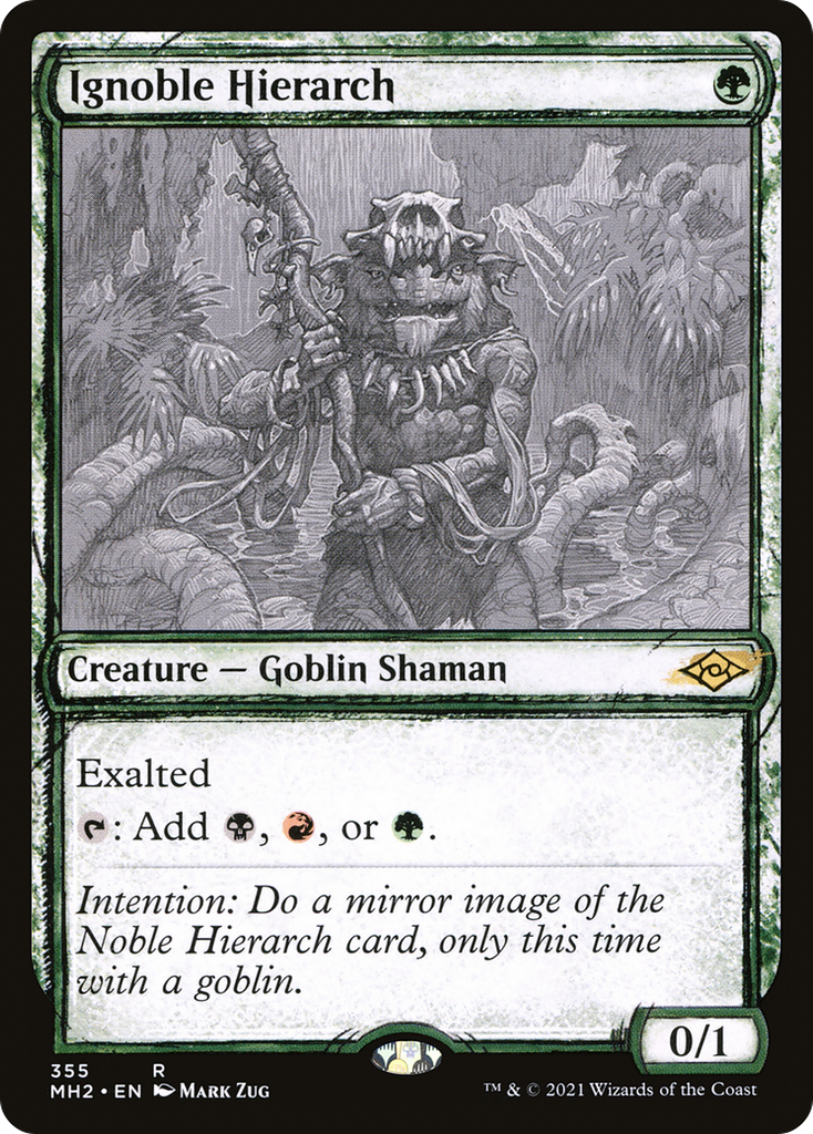 Magic: The Gathering - Ignoble Hierarch Foil - Modern Horizons 2