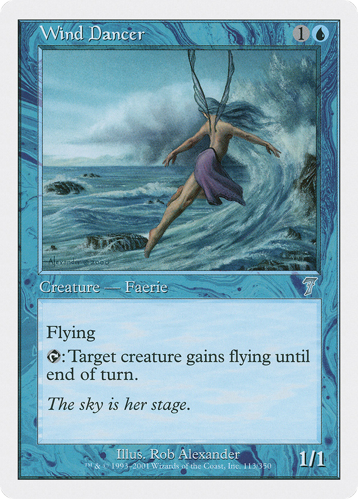 Magic: The Gathering - Wind Dancer - Seventh Edition