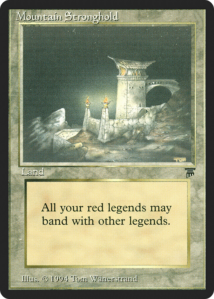 Magic: The Gathering - Mountain Stronghold - Legends