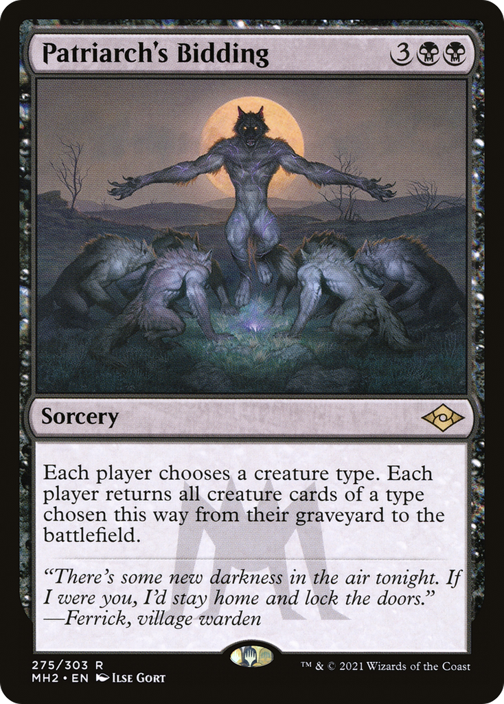 Magic: The Gathering - Patriarch's Bidding Foil - Modern Horizons 2