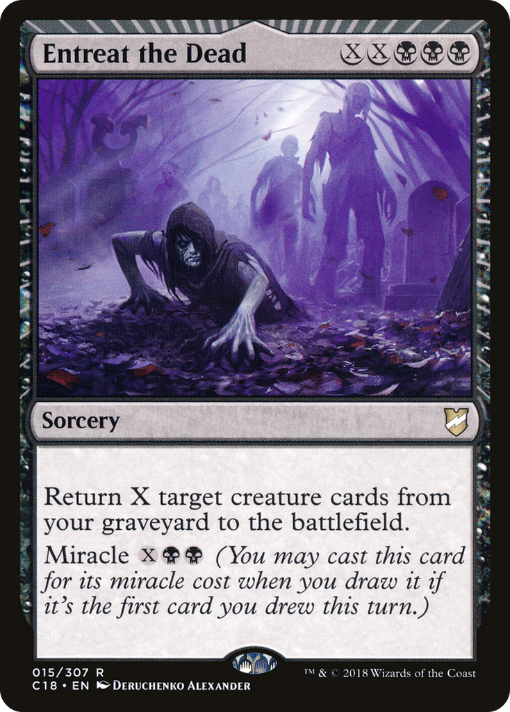 Magic: The Gathering - Entreat the Dead - Commander 2018