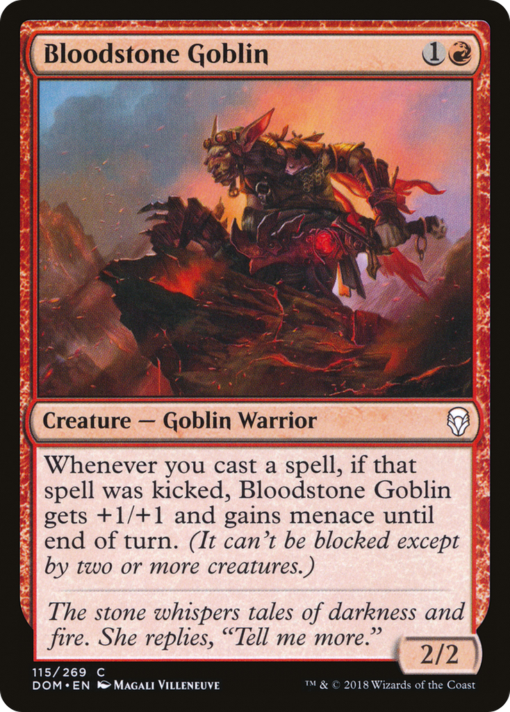 Magic: The Gathering - Bloodstone Goblin - Dominaria
