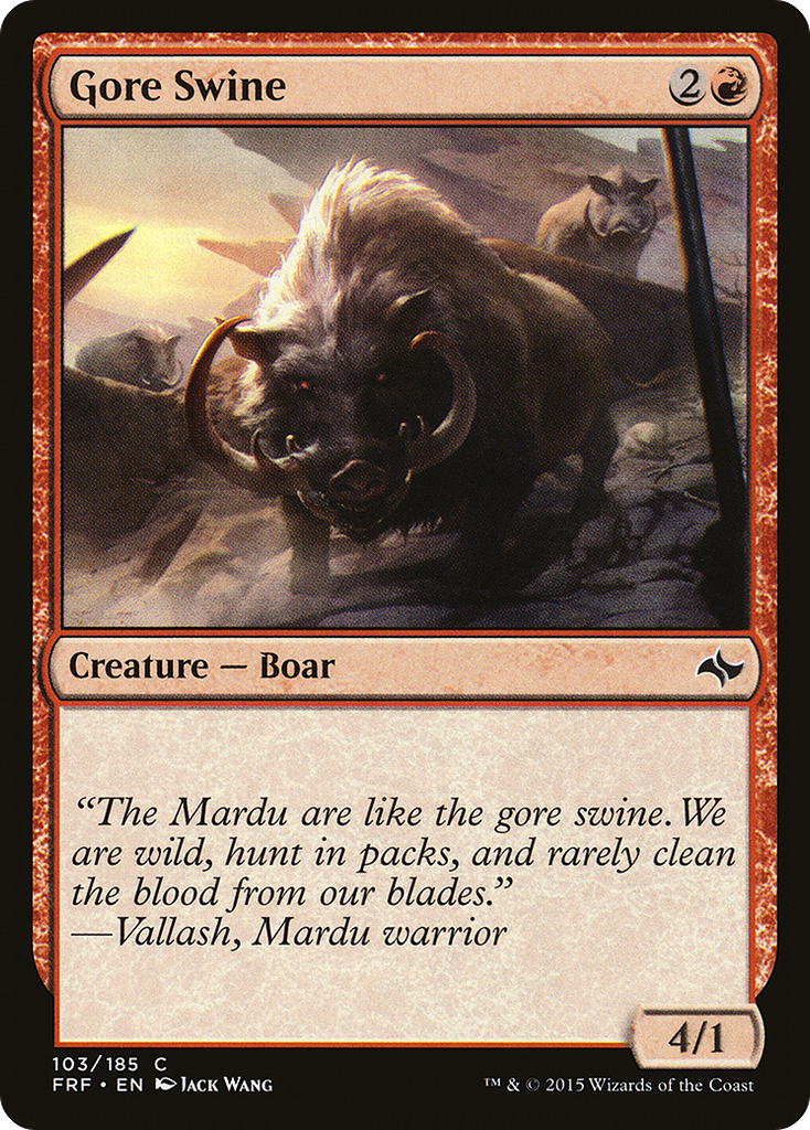 Magic: The Gathering - Gore Swine - Fate Reforged