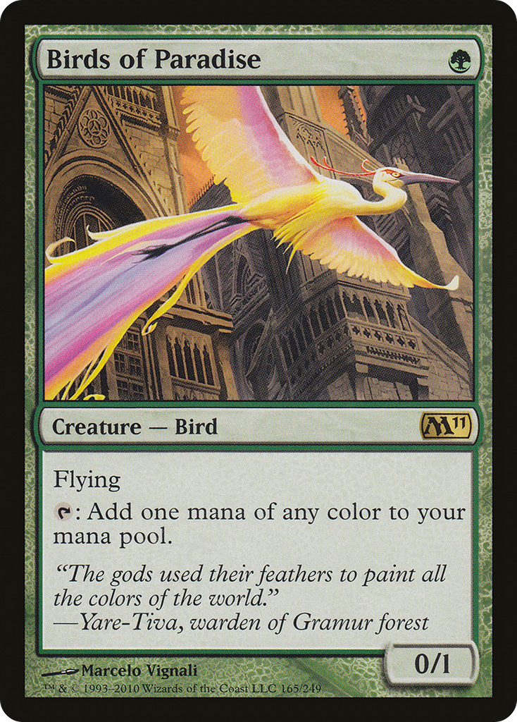 Magic: The Gathering - Birds of Paradise - Magic 2011