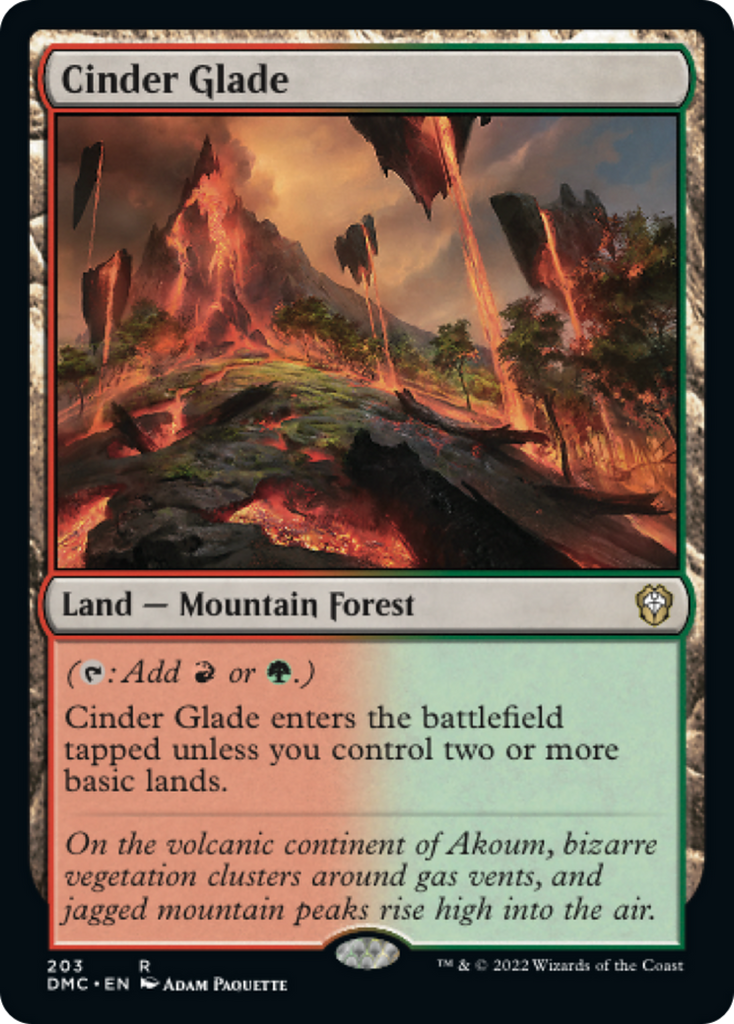 Magic: The Gathering - Cinder Glade - Dominaria United Commander