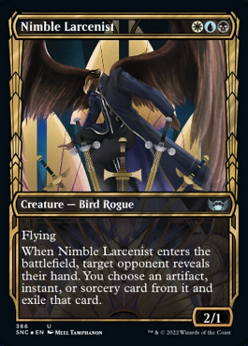 Magic the Gathering - Nimble Larcenist Foil - Streets of New Capenna