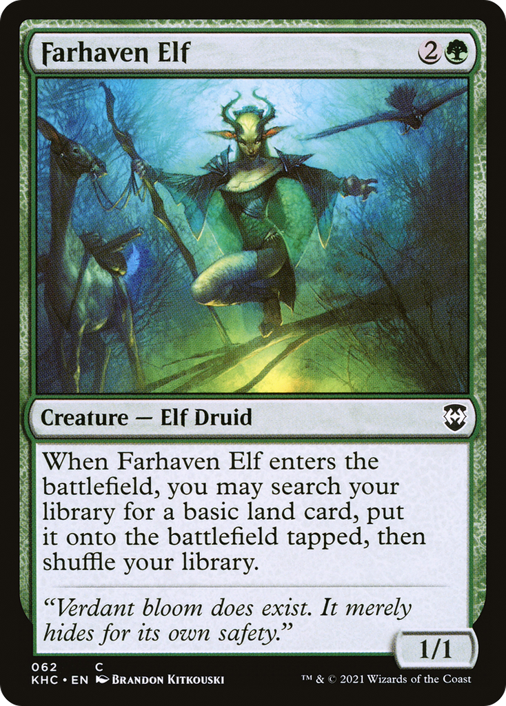 Magic: The Gathering - Farhaven Elf - Kaldheim Commander