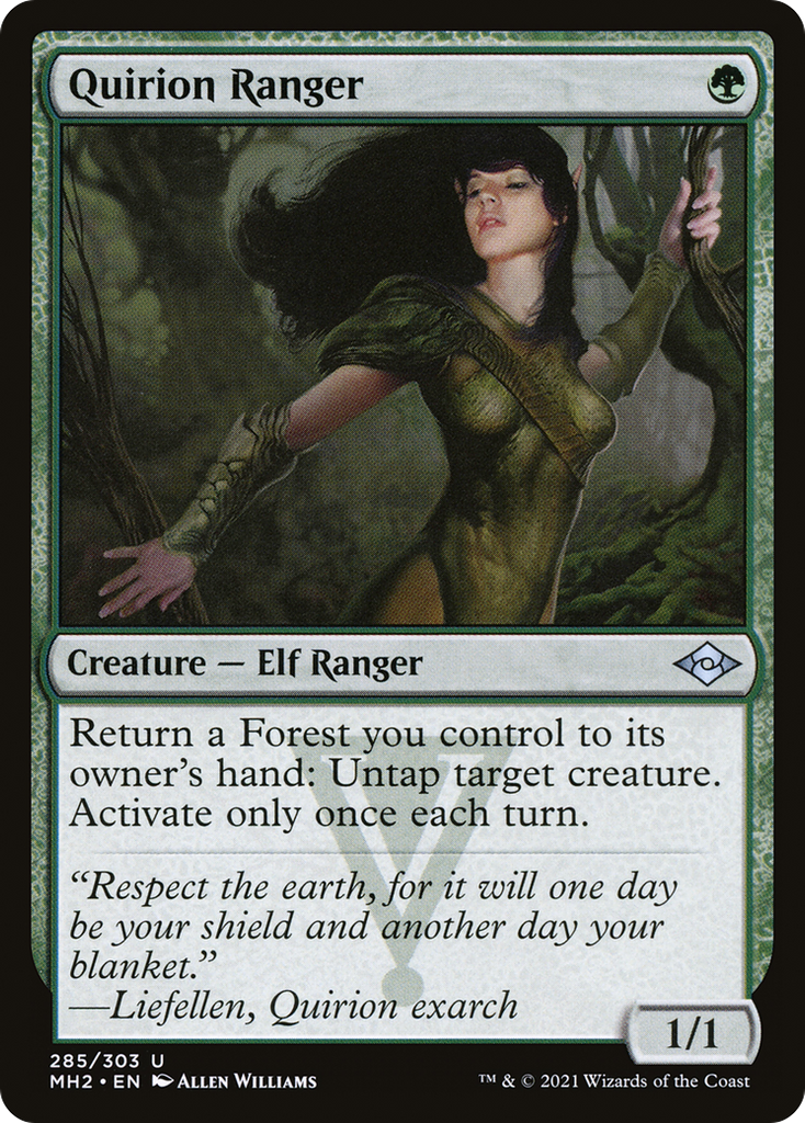 Magic: The Gathering - Quirion Ranger Foil - Modern Horizons 2