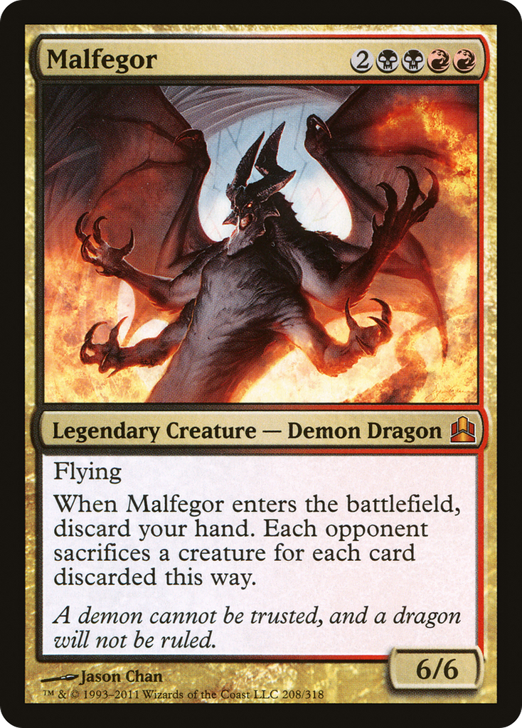 Magic: The Gathering - Malfegor - Commander 2011