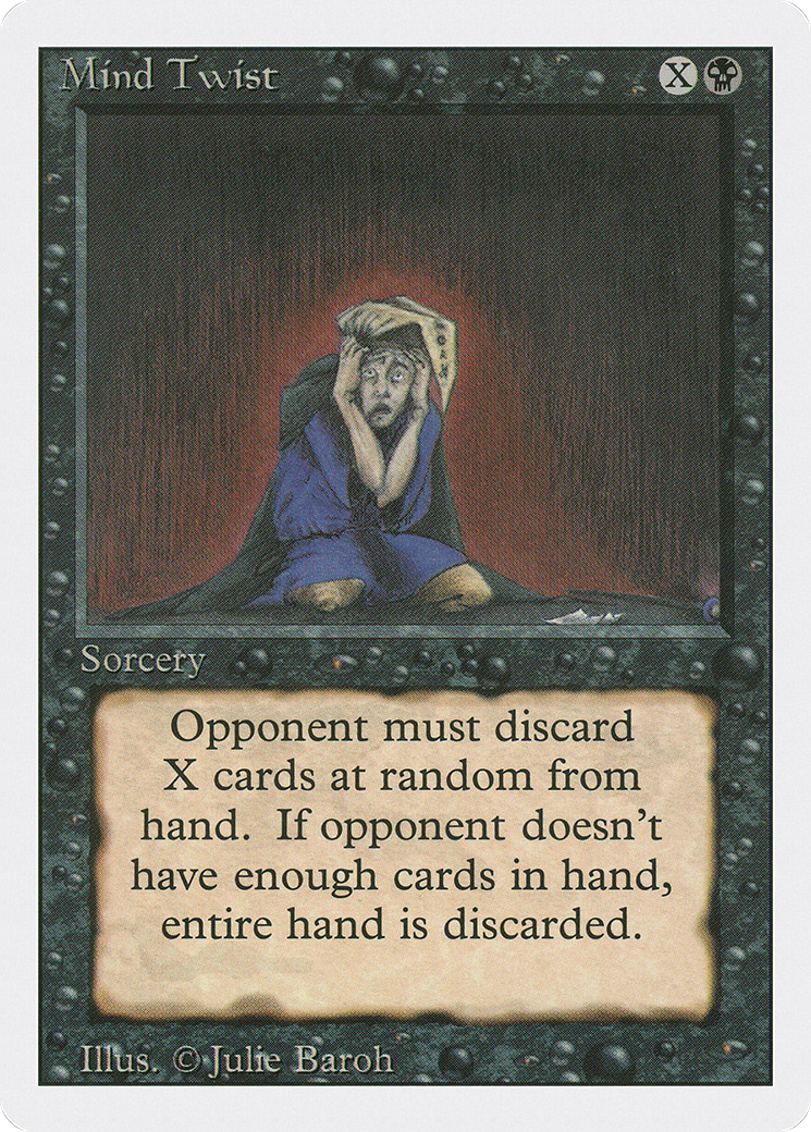 Magic: The Gathering - Mind Twist - Revised Edition