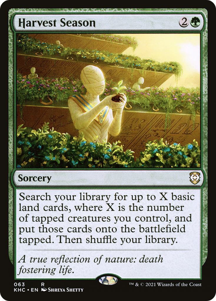 Magic: The Gathering - Harvest Season - Kaldheim Commander