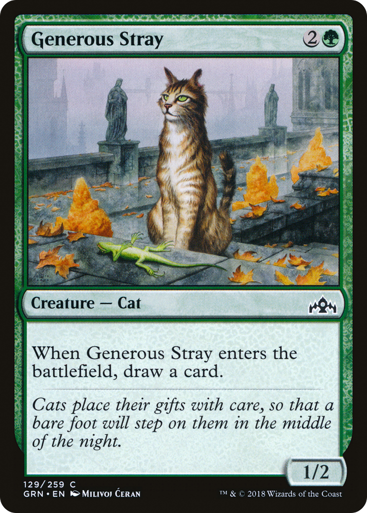 Magic: The Gathering - Generous Stray - Guilds of Ravnica