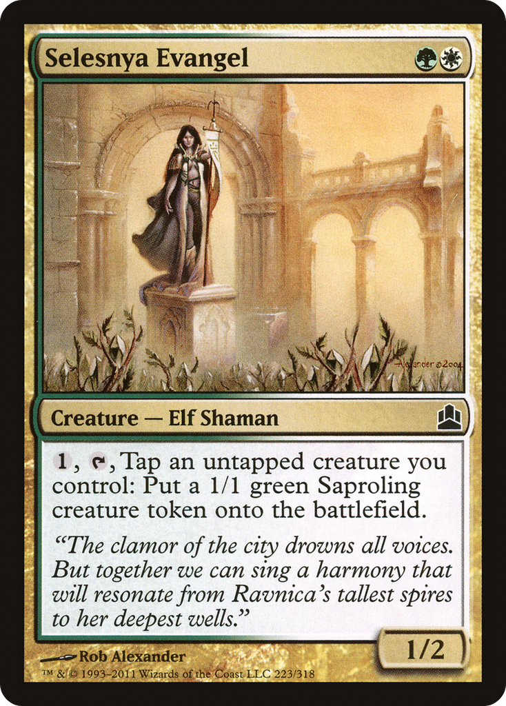 Magic: The Gathering - Selesnya Evangel - Commander 2011