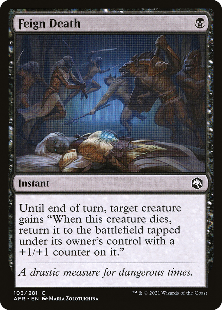 Magic: The Gathering - Feign Death Foil - Adventures in the Forgotten Realms