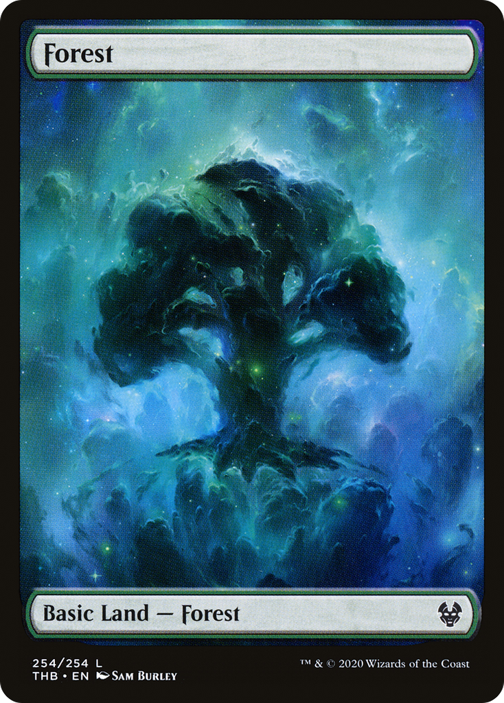 Magic: The Gathering - Forest #254 Foil - Theros Beyond Death