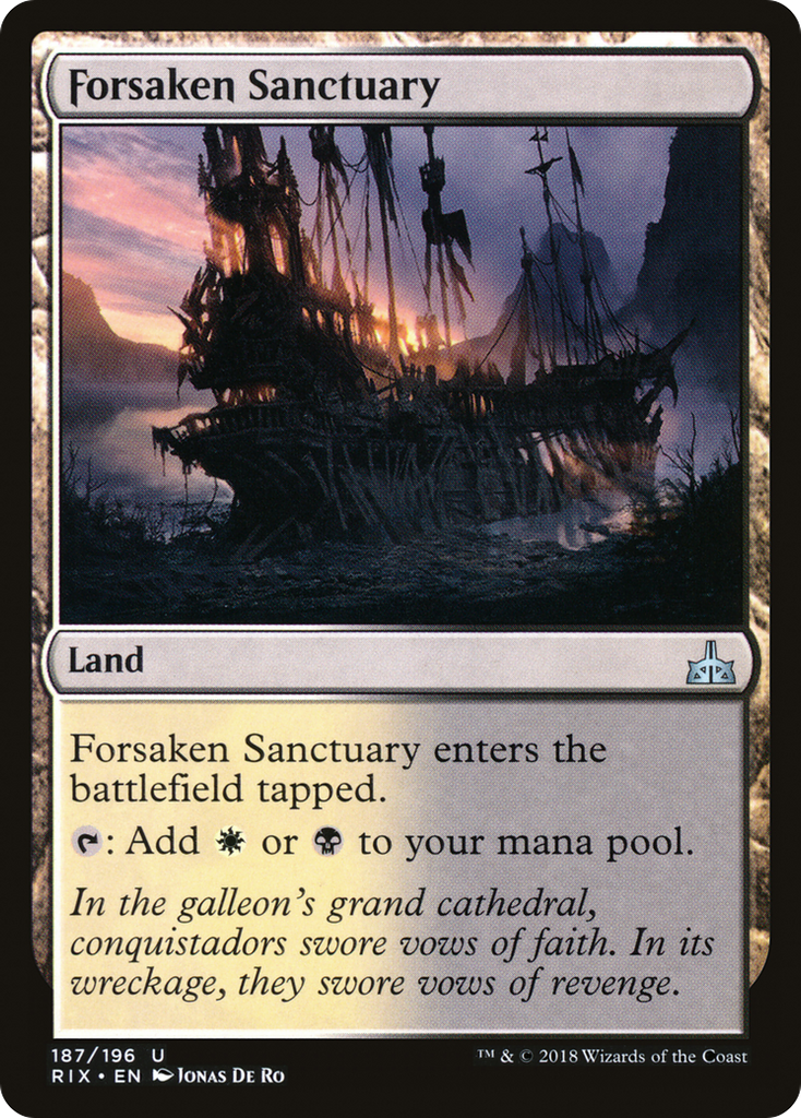 Magic: The Gathering - Forsaken Sanctuary - Rivals of Ixalan