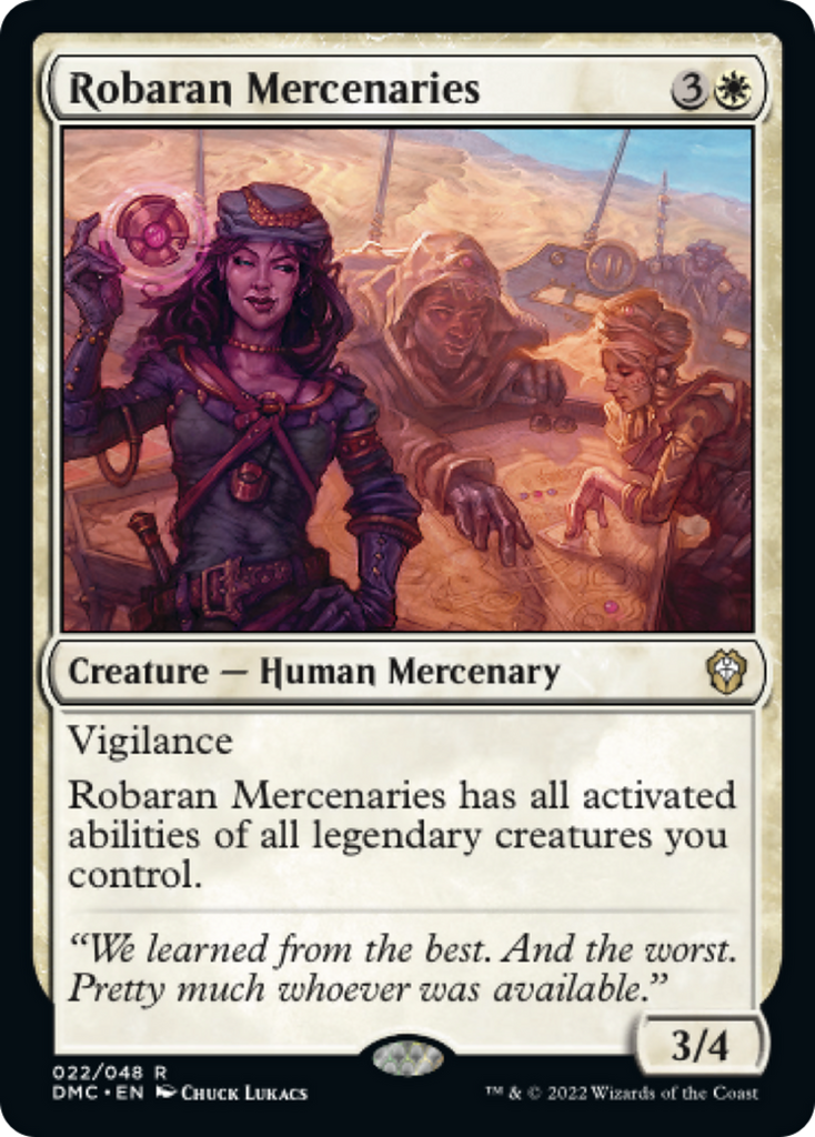 Magic: The Gathering - Robaran Mercenaries Foil - Dominaria United Commander