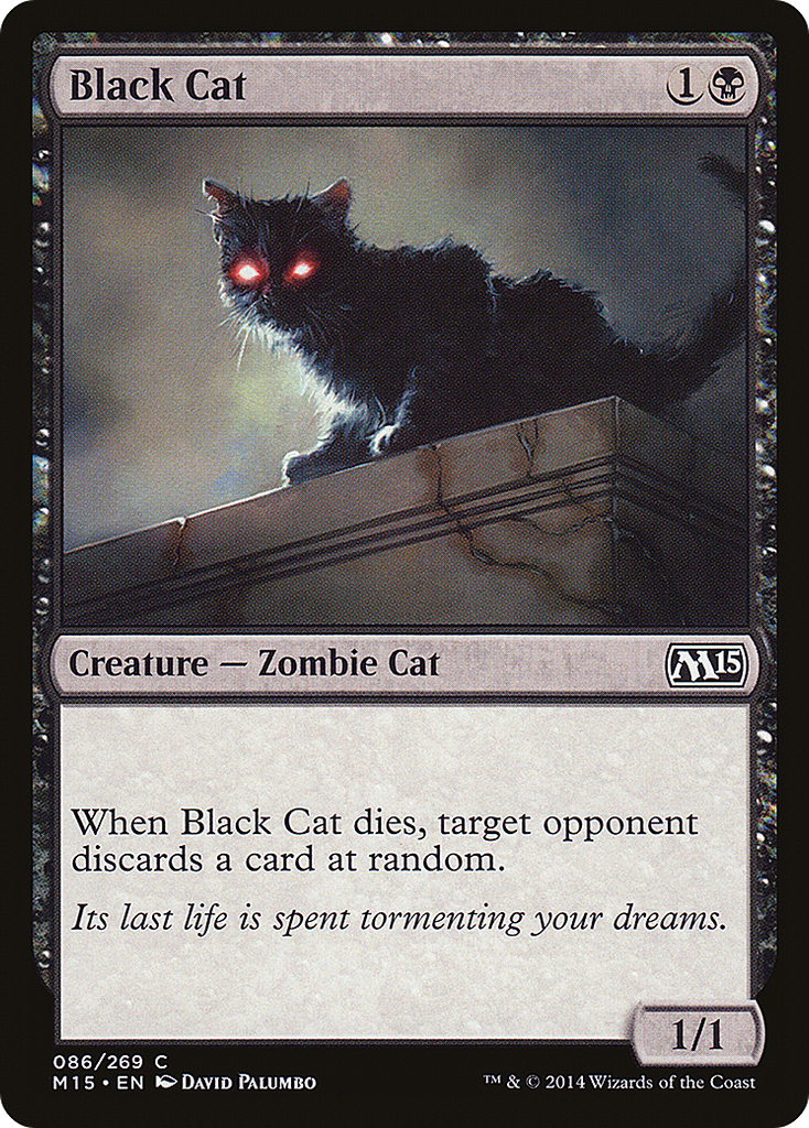 Magic: The Gathering - Black Cat - Magic 2015