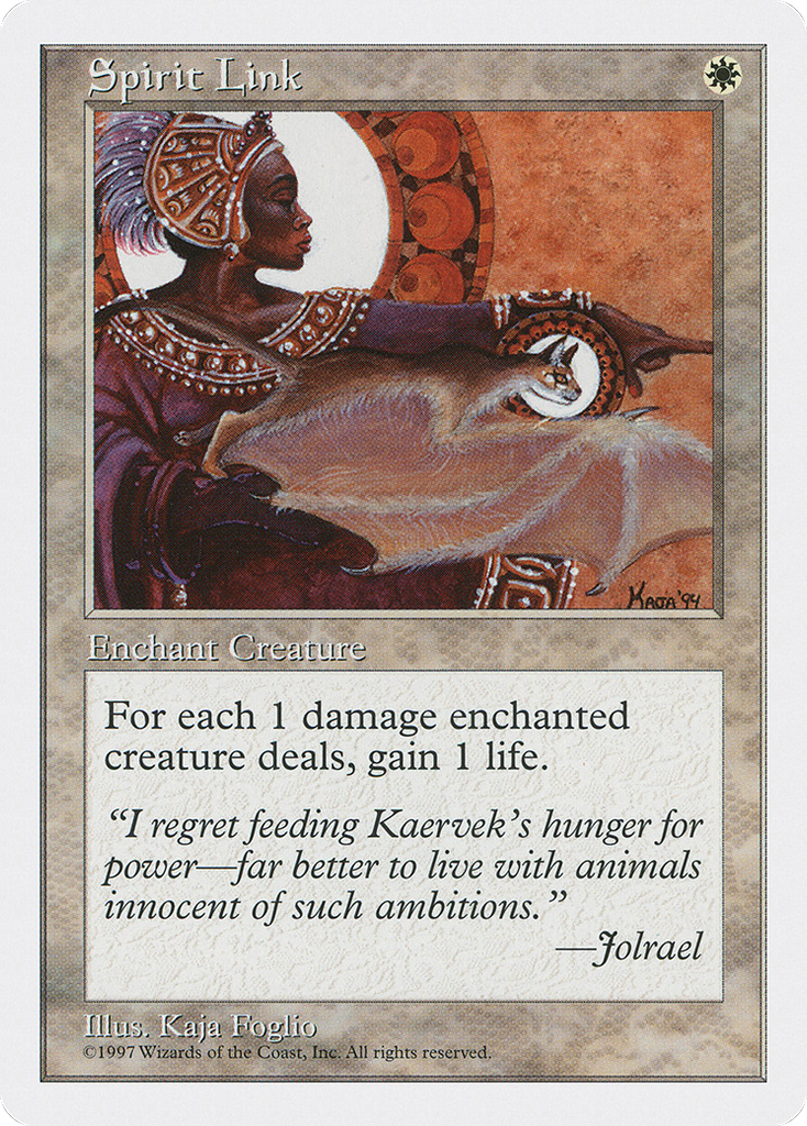 Magic: The Gathering - Spirit Link - Fifth Edition