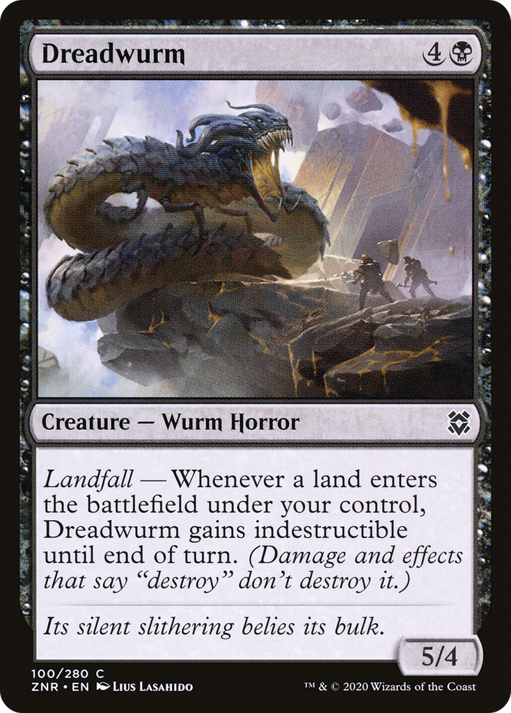 Magic: The Gathering - Dreadwurm Foil - Zendikar Rising