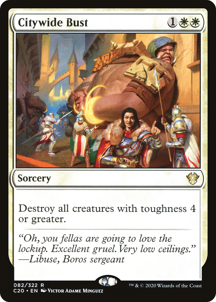 Magic: The Gathering - Citywide Bust - Commander 2020