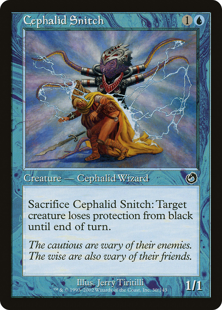 Magic: The Gathering - Cephalid Snitch - Torment