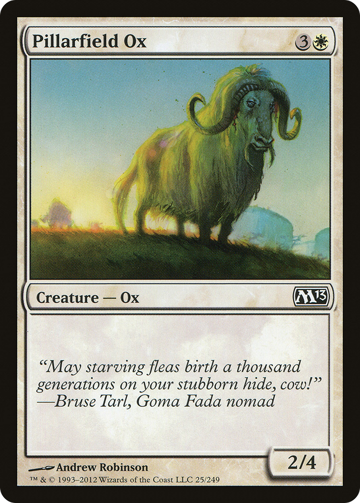 Magic: The Gathering - Pillarfield Ox - Magic 2013