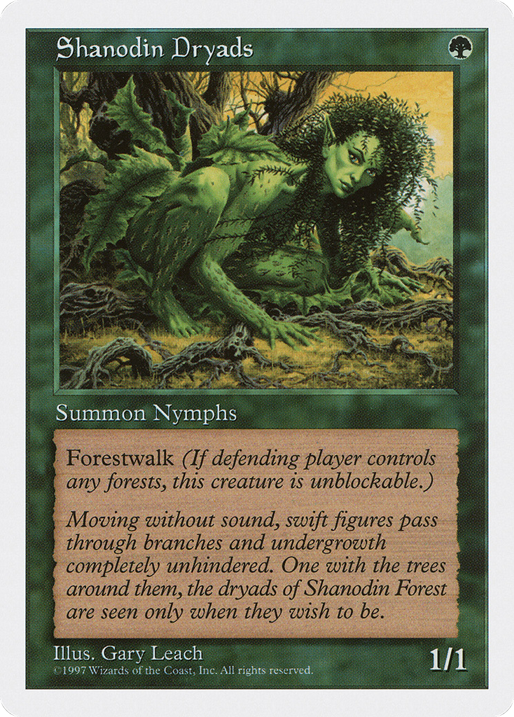 Magic: The Gathering - Shanodin Dryads - Fifth Edition