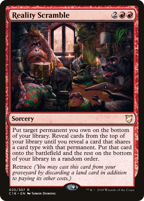 Magic: The Gathering - Reality Scramble - Commander 2018