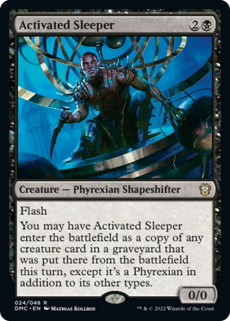 Magic: The Gathering - Activated Sleeper Foil - Dominaria United Commander