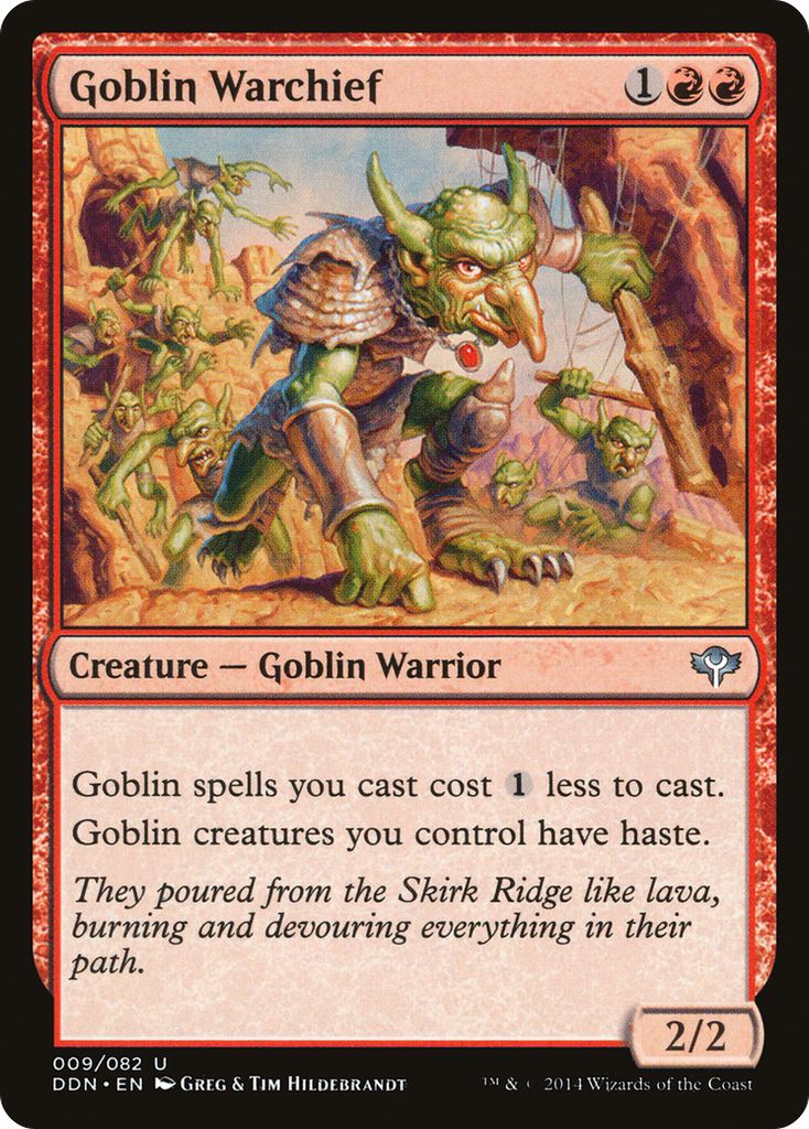 Magic: The Gathering - Goblin Warchief - Duel Decks: Speed vs. Cunning