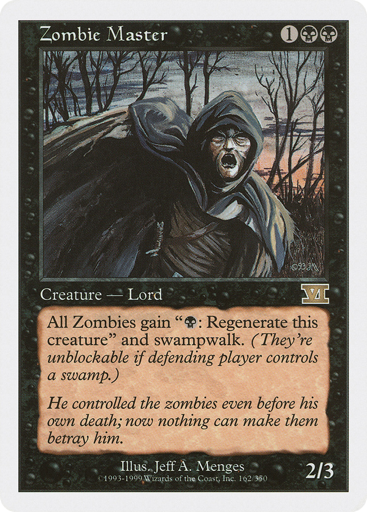 Magic: The Gathering - Zombie Master - Classic Sixth Edition