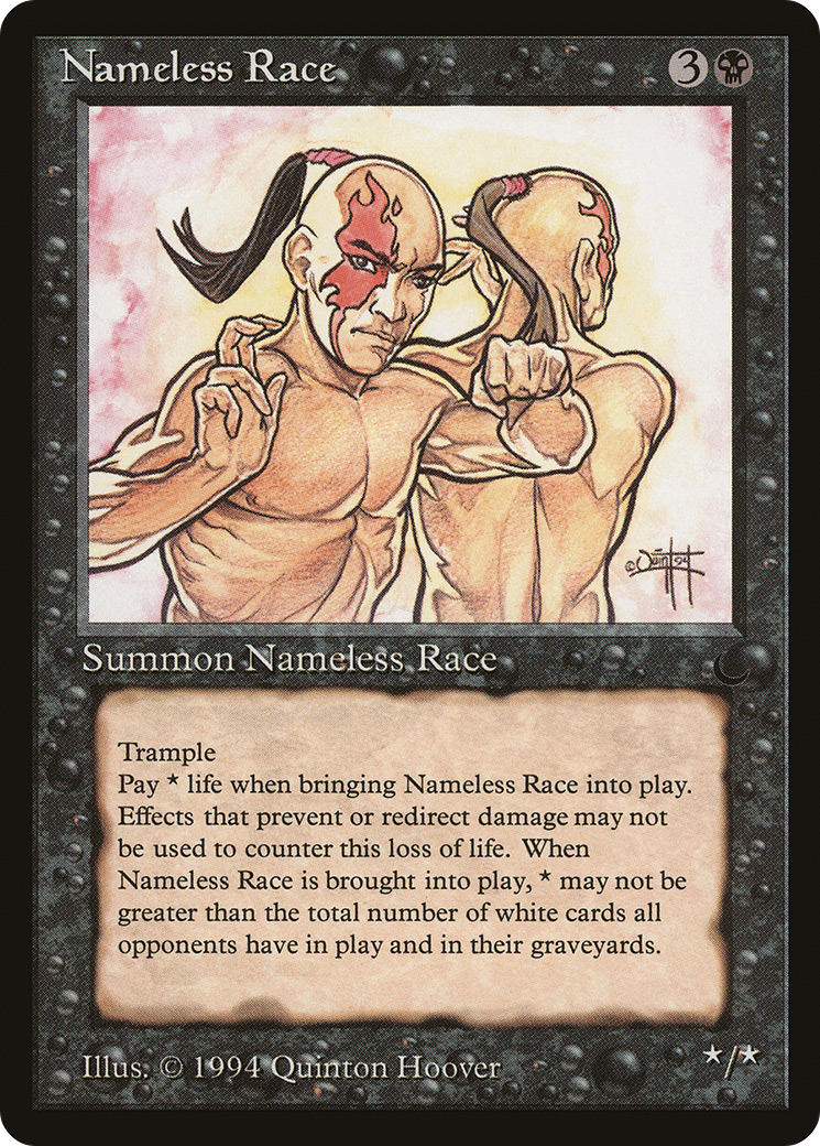 Magic: The Gathering - Nameless Race - The Dark