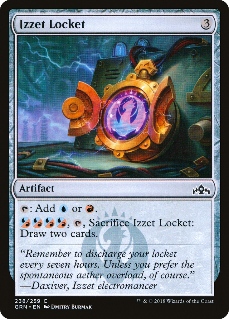 Magic: The Gathering - Izzet Locket - Guilds of Ravnica