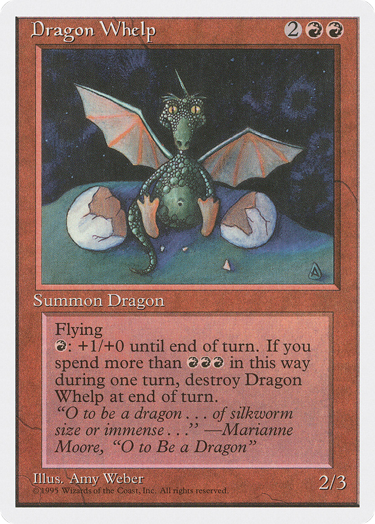 Magic: The Gathering - Dragon Whelp - Fourth Edition