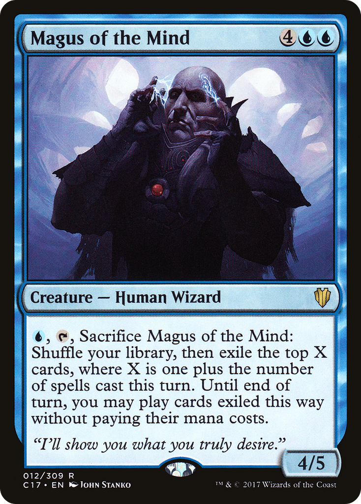 Magic: The Gathering - Magus of the Mind - Commander 2017