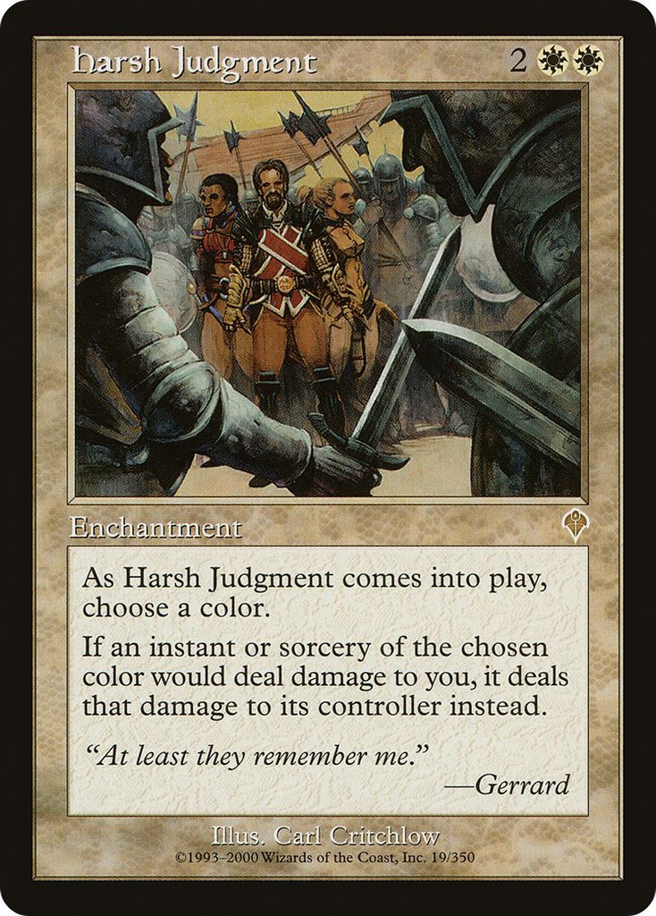 Magic: The Gathering - Harsh Judgment - Invasion