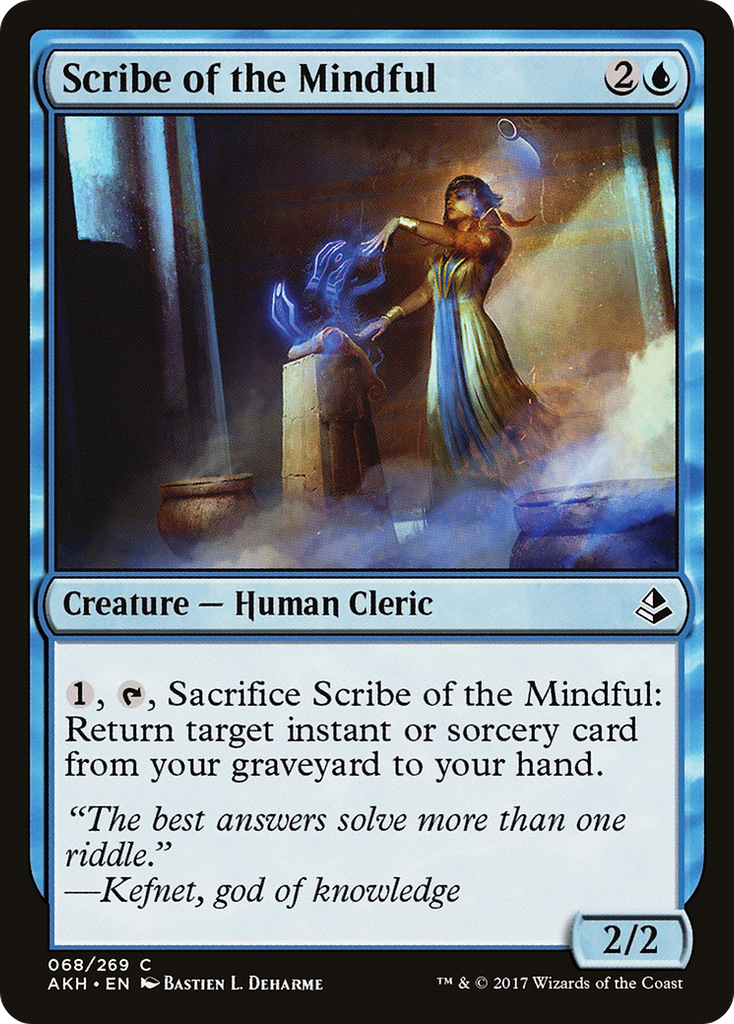 Magic: The Gathering - Scribe of the Mindful - Amonkhet