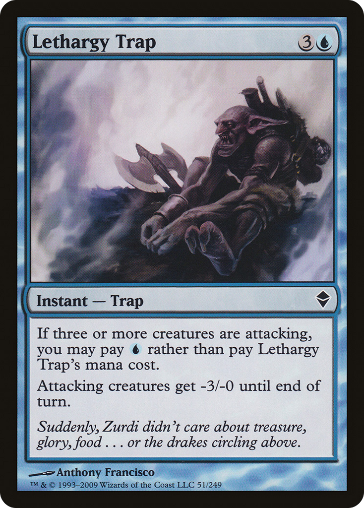 Magic: The Gathering - Lethargy Trap - Zendikar