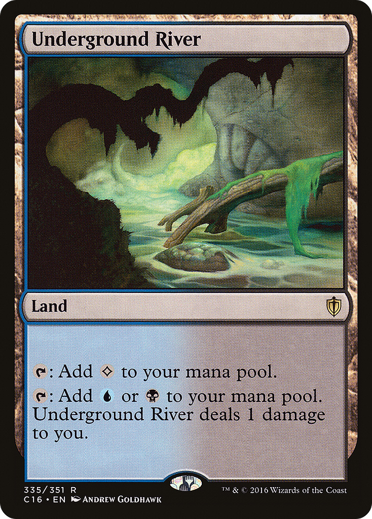 Magic: The Gathering - Underground River - Commander 2016